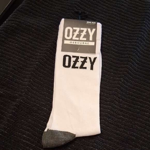 Ozzy Osbourne Other - Ozzy Osbourne White and Black  Casual Socks